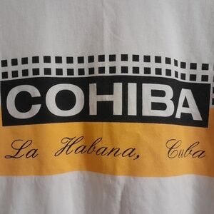 Vintage Cohiba La Habana 100% Cotton Tee Shirt Men's XL Havana Cuba